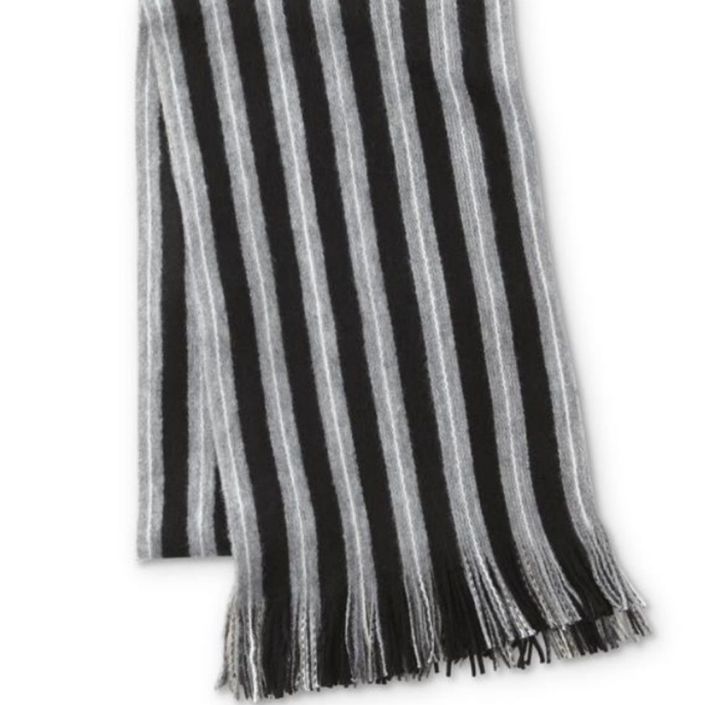 Simply Styled Men's Striped Warm Scarf NWT